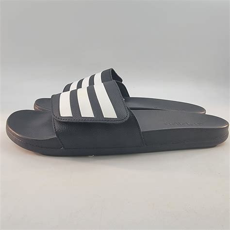 adidas herren adilette pantoffeln schwarz weiß|adilette und Hausschuhe für Herren .